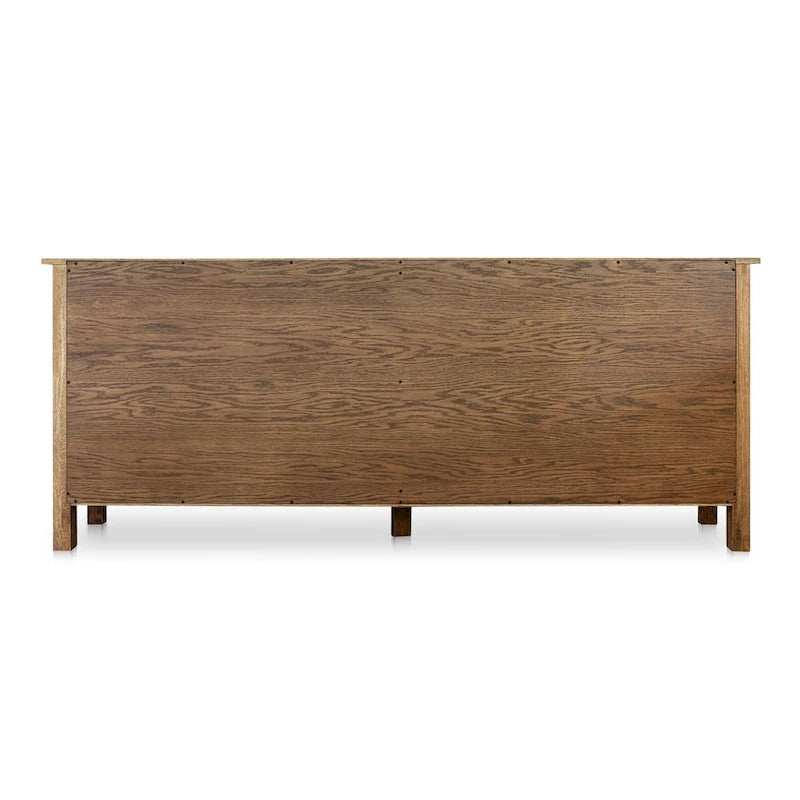 Sideboard With drawers, Warm Brown - 78.5W x19.76D x32H