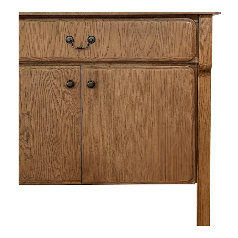Sideboard With drawers, Warm Brown - 78.5W x19.76D x32H