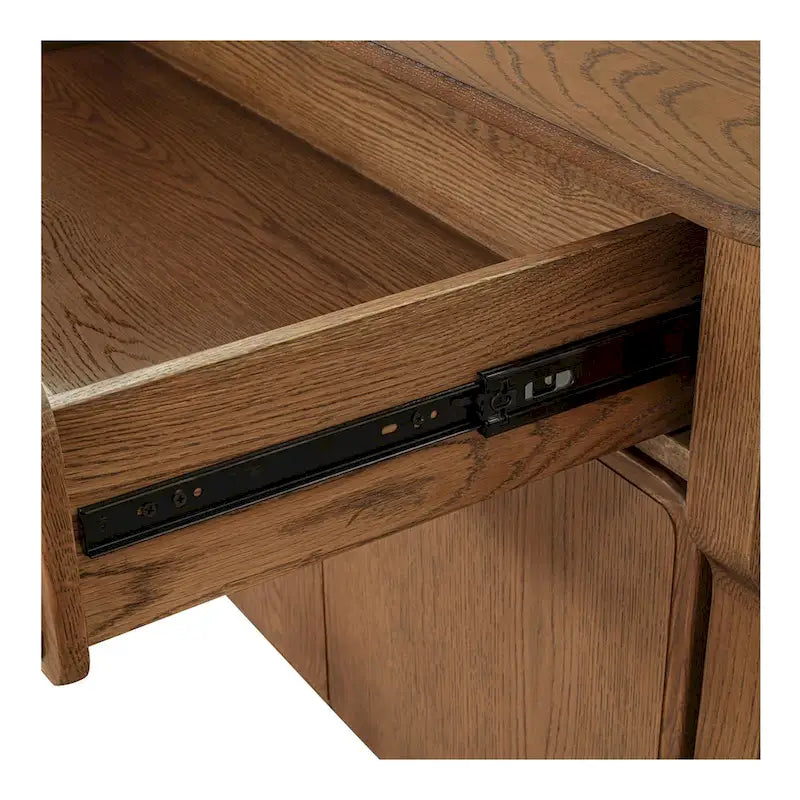 Sideboard With drawers, Warm Brown - 78.5W x19.76D x32H