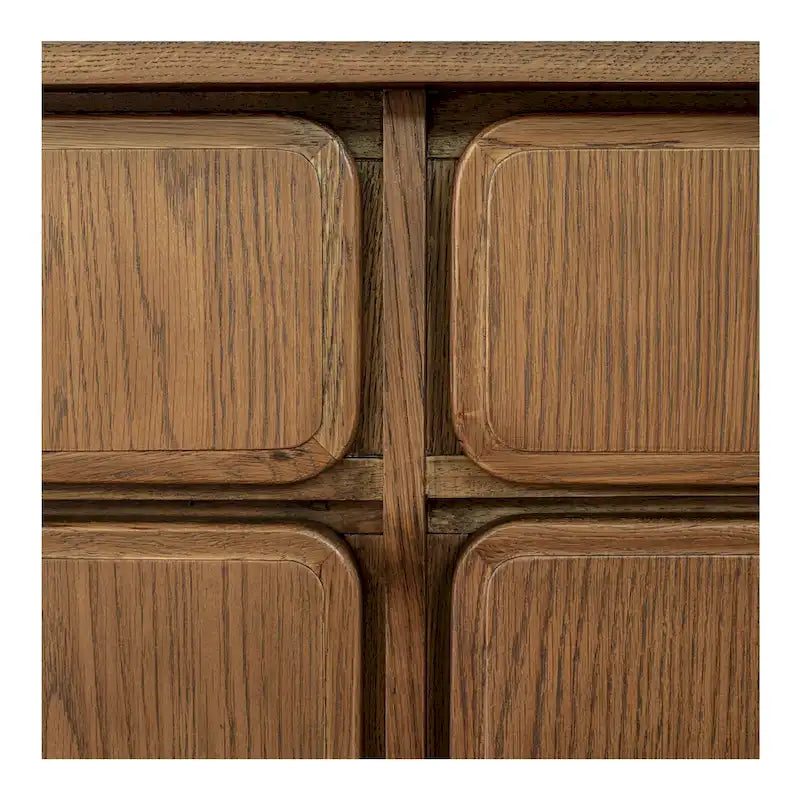 Sideboard With drawers, Warm Brown - 78.5W x19.76D x32H