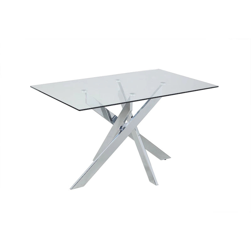 Square Glass Dining Table