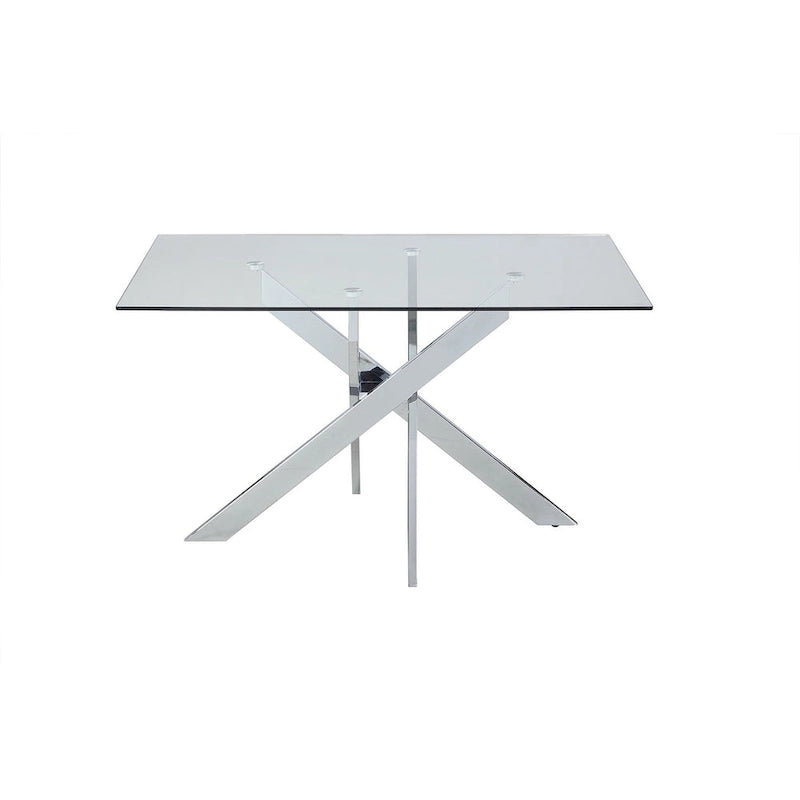 Square Glass Dining Table