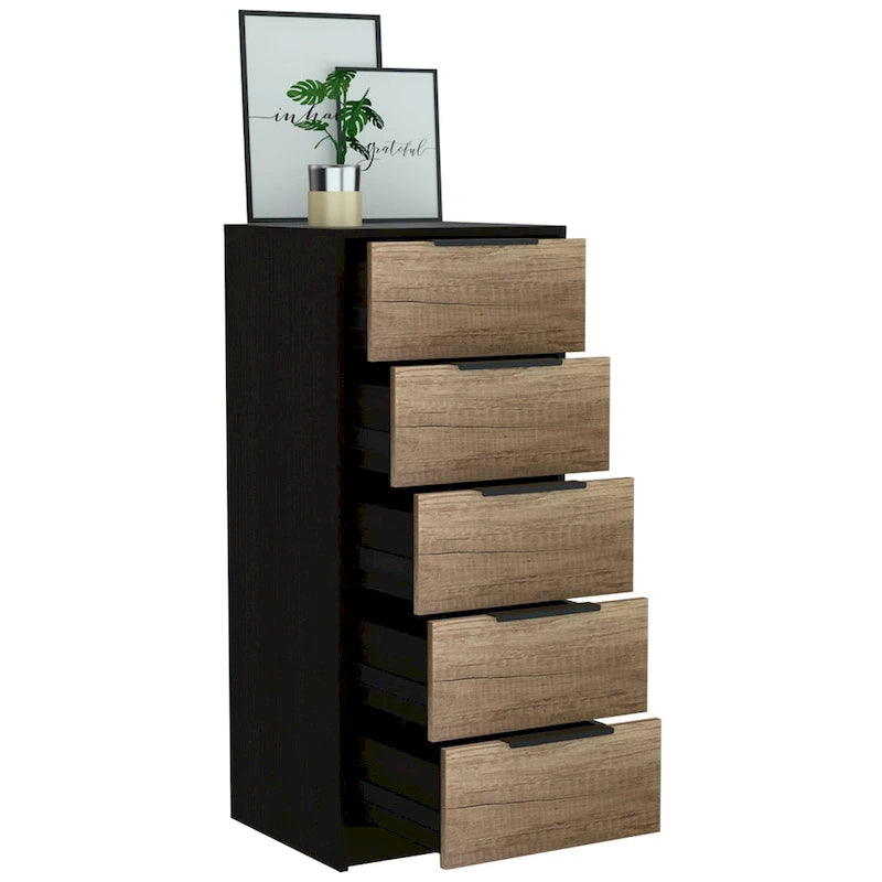 5 Drawer Dresser, Vertical Dresser