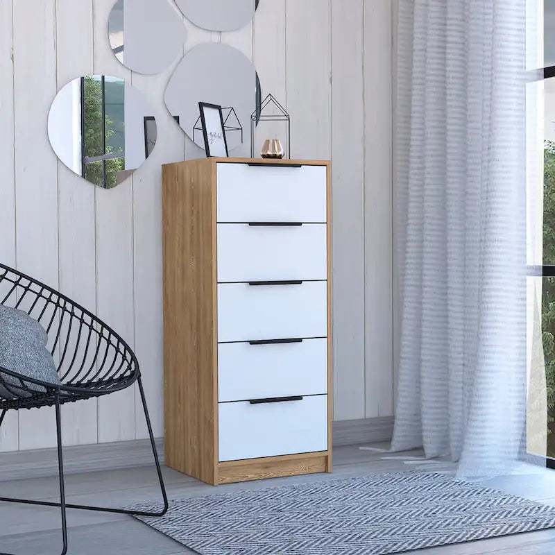 Commode à 5 tiroirs, Commode verticale