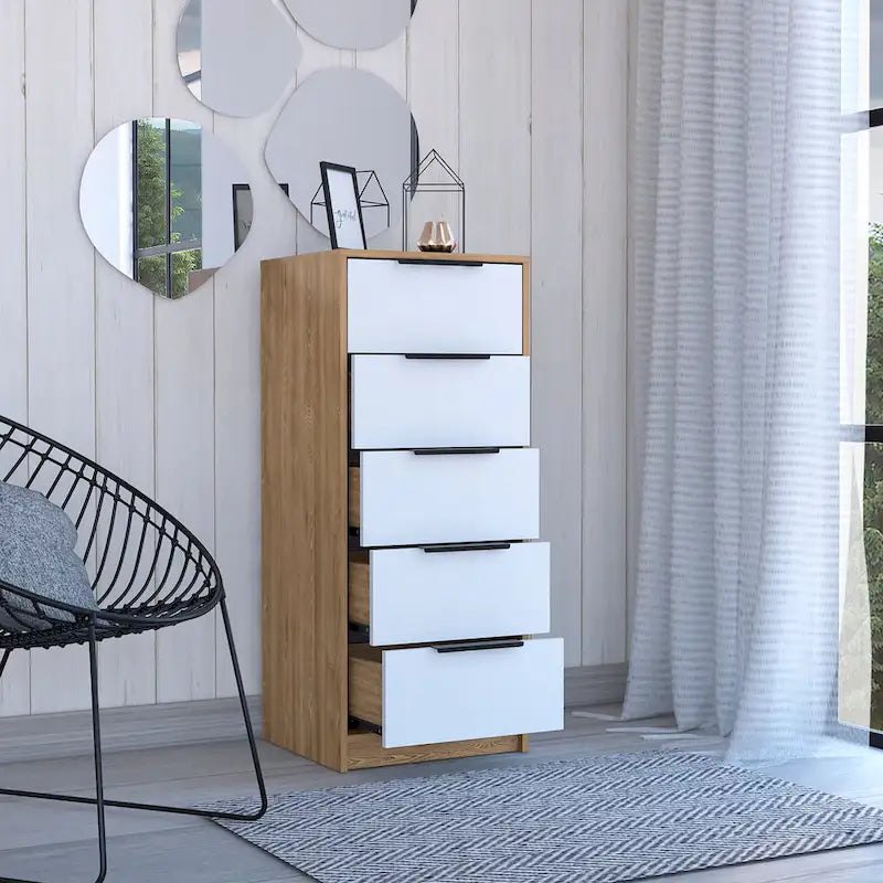 Commode à 5 tiroirs, Commode verticale