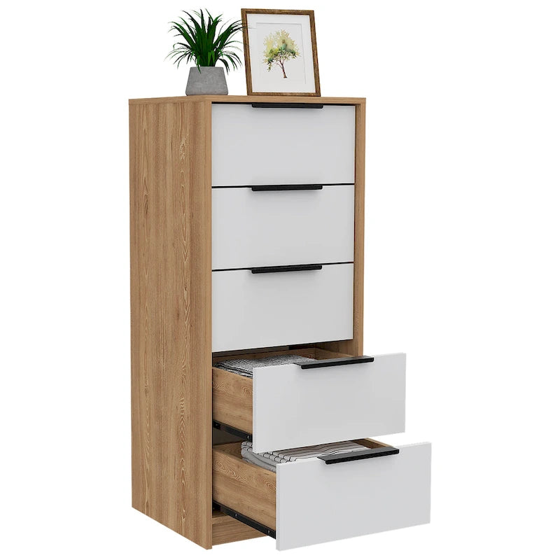 Commode à 5 tiroirs, Commode verticale