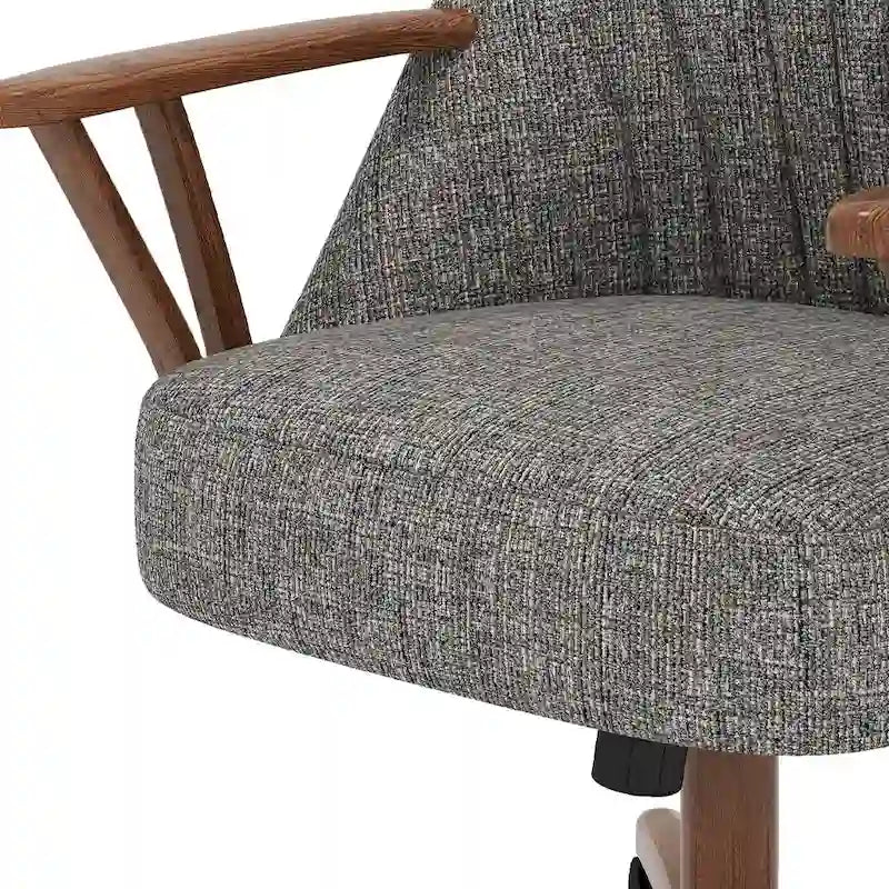 Caster Dining Chair Walnut Finish