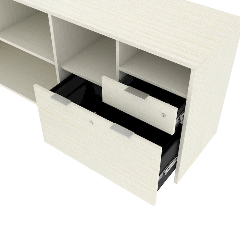 U-Desk with Two Drawers