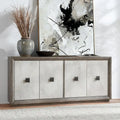 Distressed Gray Sideboard Buffet