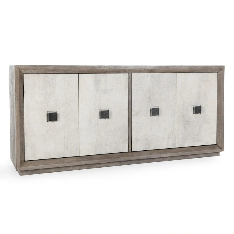 Distressed Gray Sideboard Buffet