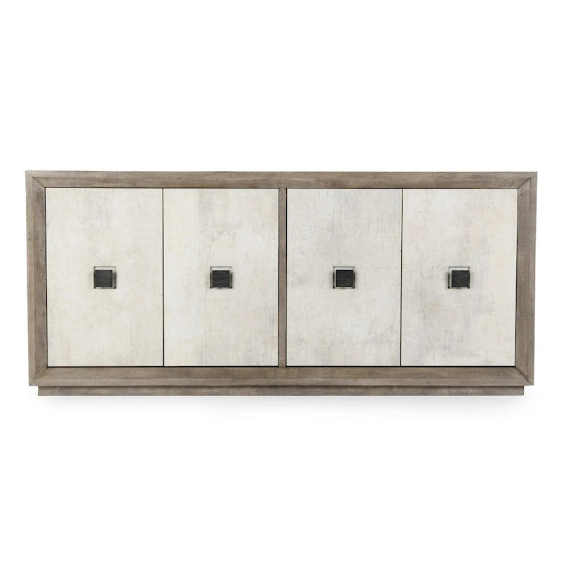 Distressed Gray Sideboard Buffet