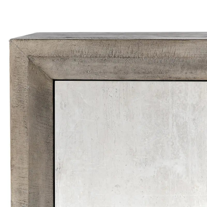 Distressed Gray Sideboard Buffet